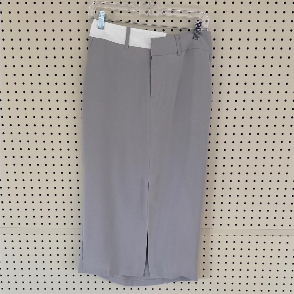 Forever 21 Gray High Low Skirt